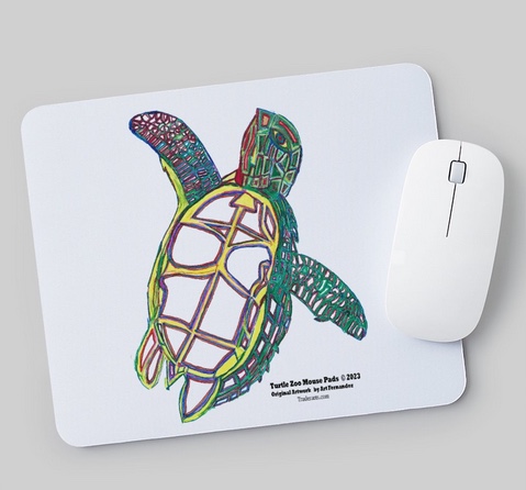 Turtle Zoo Mouse Pads